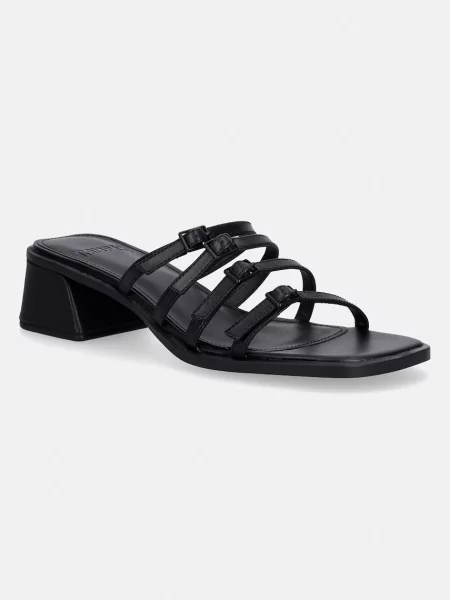 Camper papuci pentru femei din piele Kora Sandal negru