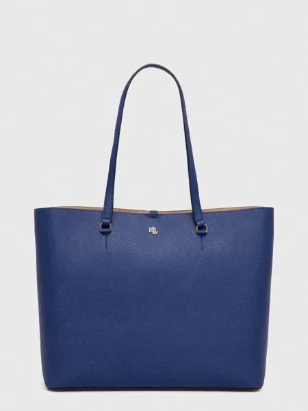 Lauren Ralph Lauren bőr táska barna