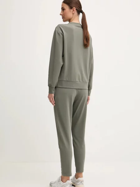 Emporio Armani melegítő szett női elasztánnal zöld