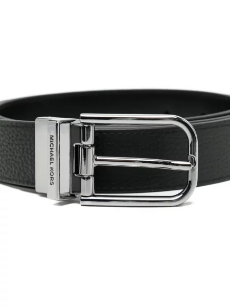 Cu centură reversibil curea Michael Kors din piele negru