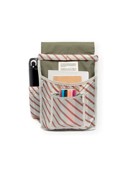 Pruhovaný batoh Lefrik zelená