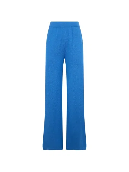 Pantaloni Moorer tricotate albastru