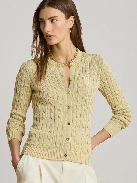 Geacă Lauren Ralph Lauren galben