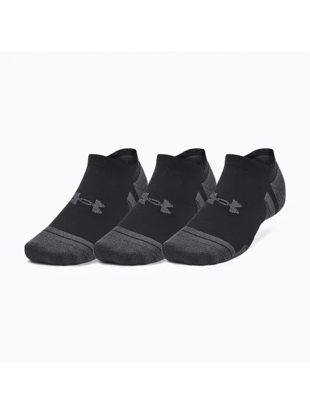 Under Armour Performance Tech NS zokni fekete/fekete/sugár szürke. Méret: L fekete