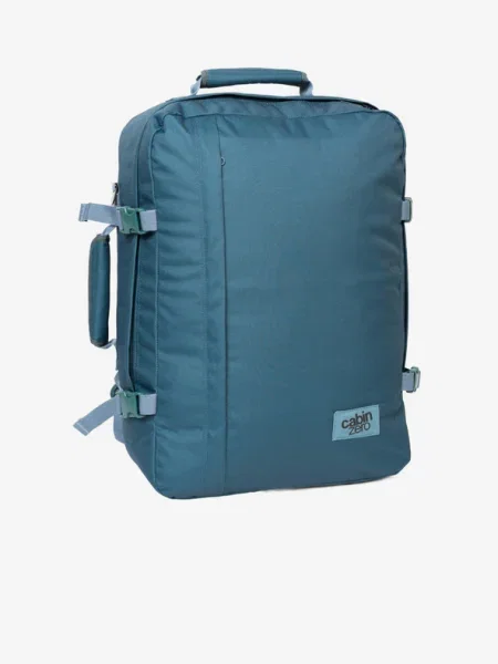 CabinZero Classic 44 l arubakék túra hátizsák. Méret: 44 l kék