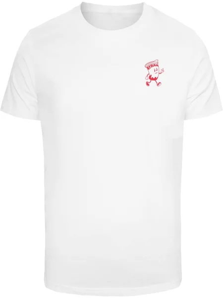 Mister Tee Tricou Ayran The Streets roșu alb