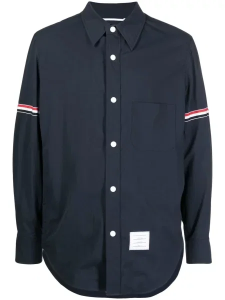 Μακρύς πουκάμισο Thom Browne μπλε
