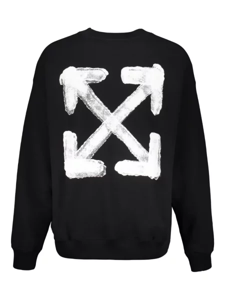 Raštuotas džemperis Off-white balta