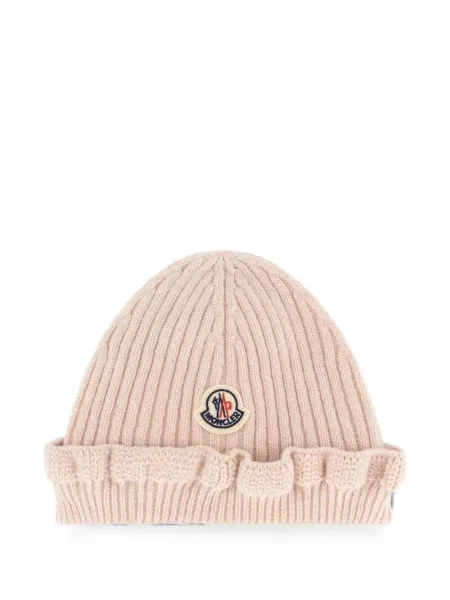 Czapka dziecięca Moncler Enfant różowa