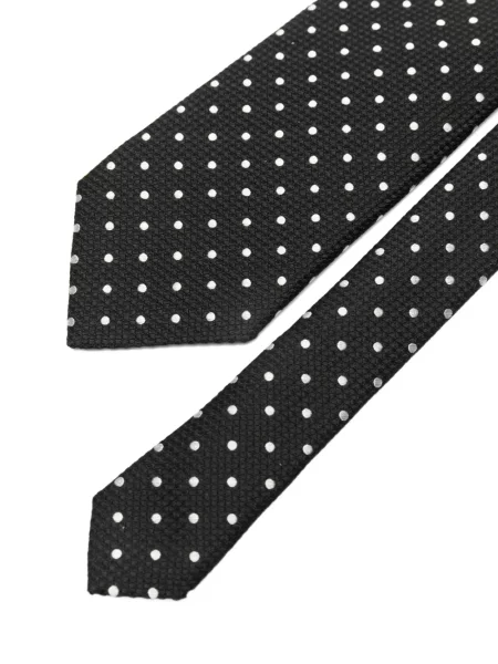 Cravată Tom Ford cu buline negru