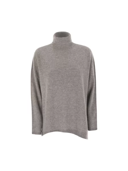 Sweter Vanisé wełniany szary
