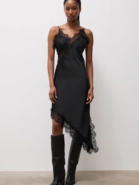 Answear.LAB rochie lenjerie intimă negru
