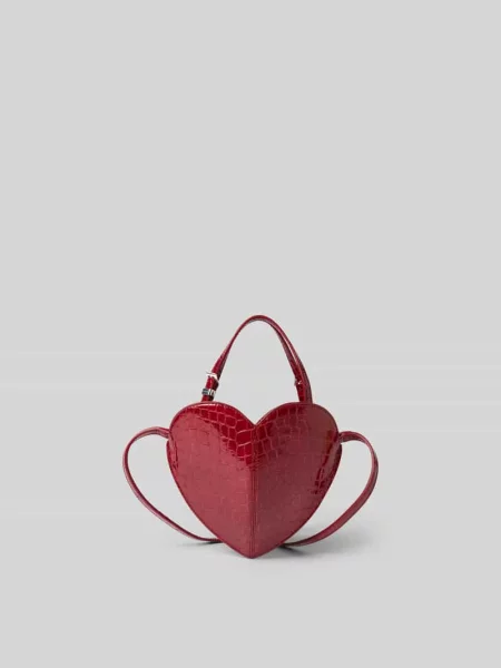 Torba typu crossbody z naturalnej skóry Rotate czerwona