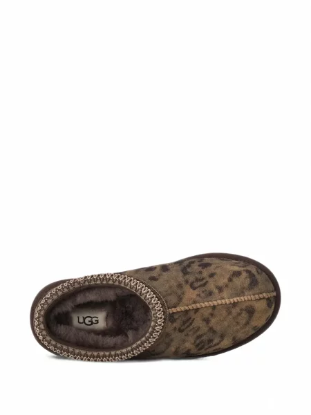 Papuci tip mules Ugg cu imagine cu model leopard