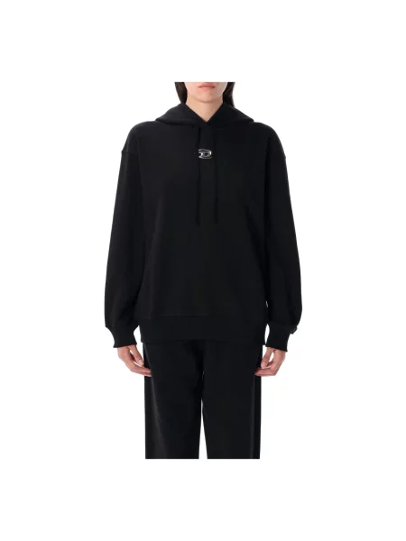 Bluza z kapturem Diesel czarna