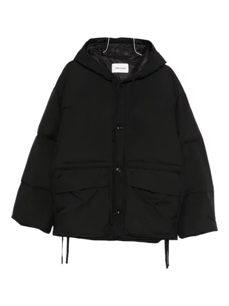 Палто Tonywack с качулка черно