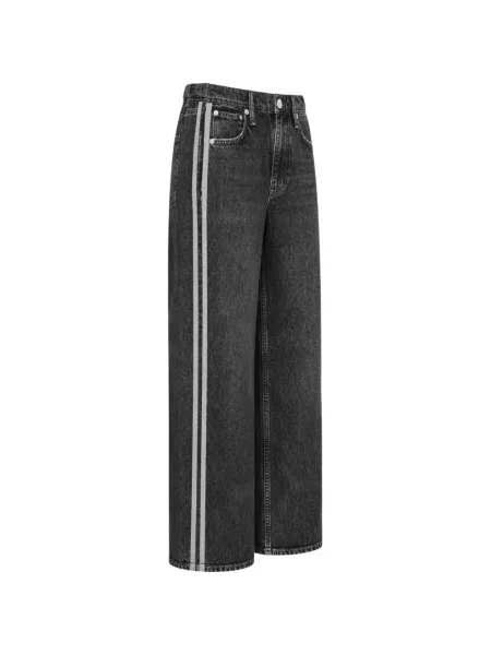 Blugi Rag & Bone cu dungi negru