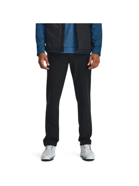 Spodnie Under Armour ocieplane zwężane czarne