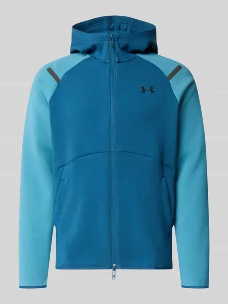 Bluza Under Armour Unstoppable Fleece Full Zip HD wham blue/boundless blue/black niebieska