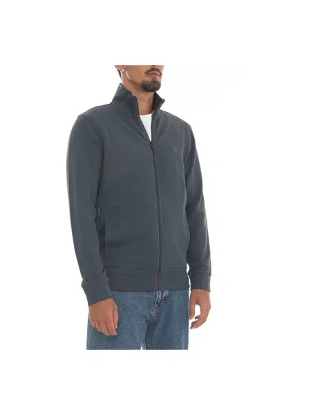 Bluza rozpinana Boss niebieska