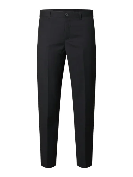 SELECTED Chino nohavice SLHCEDRIC' čierna