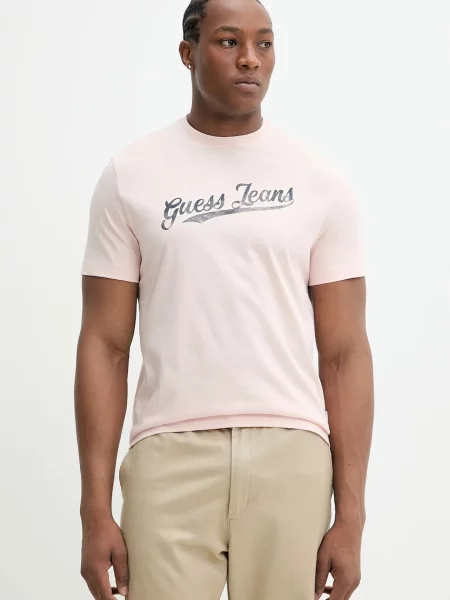 Guess Jeans tričko růžové