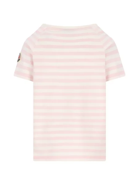 Koszulka dziecięca Moncler Enfant różowa