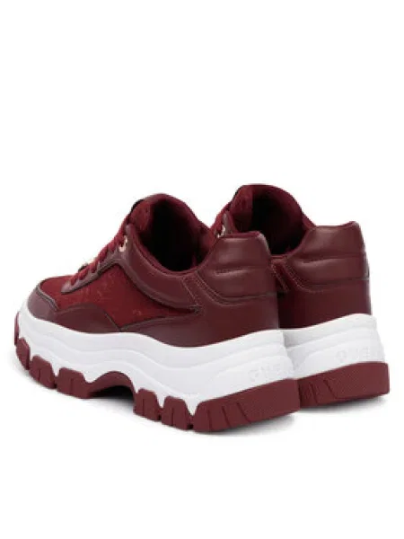 Guess Sneakersy FLFBRT Bordová
