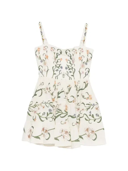 Rochie mini Agua By Agua Bendita cu model floral cu imagine de costum