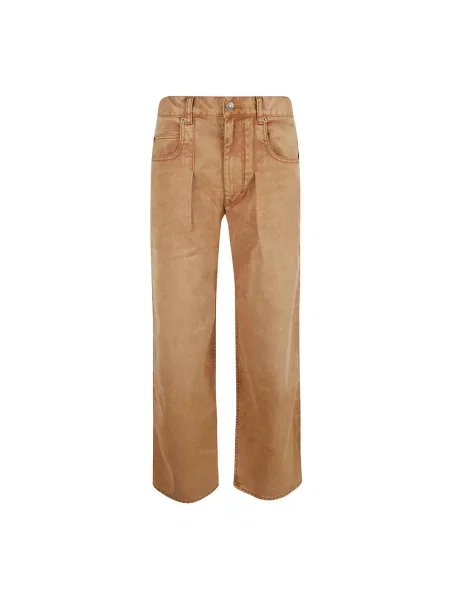 Jeansy Isabel Marant brązowe