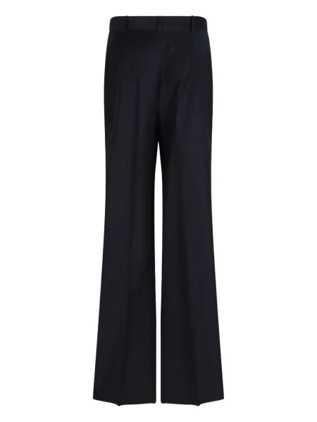 Pantaloni Max Mara cu dungi negru