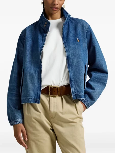 Slip de baie Polo Ralph Lauren alergare cu cordon cu imagine alb