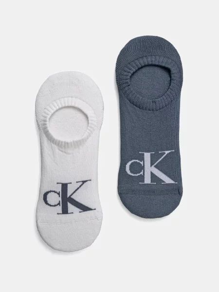 Чорапи Calvin Klein Jeans 2 чифта синьо