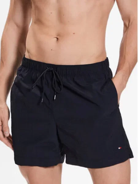 Pánske plavecké šortky Tommy Hilfiger Medium Drawstring blue modrá