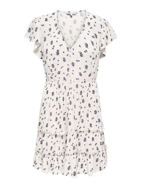 ONLY Rochie ONLClaudette albastru închis alb