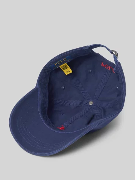 Czapka z wyhaftowanym logo Polo Ralph Lauren granatowa