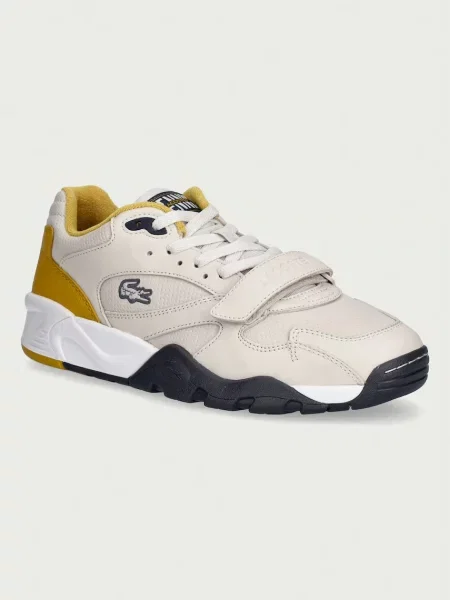 Lacoste Game Trainer Pro Archive Pack Sneakers bărbați din piele bej