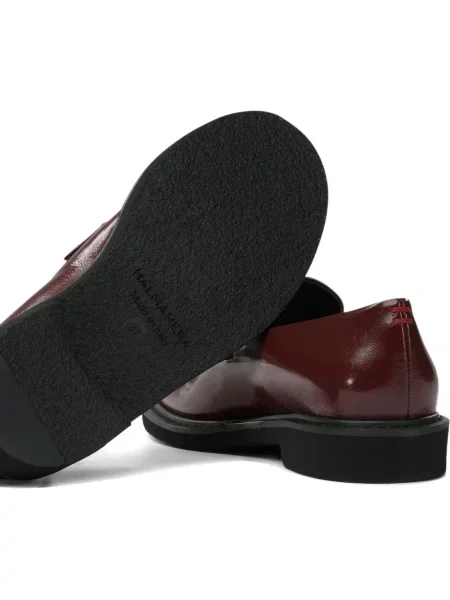Pantofi loafer Halmanera din piele roșu
