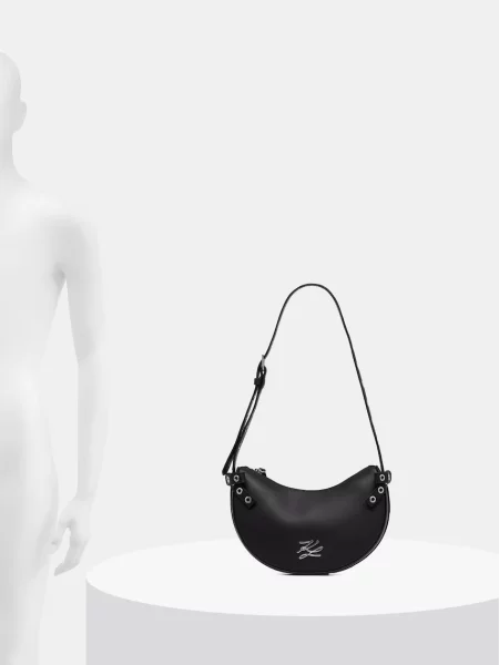 Кожаная сумка Karl Lagerfeld с лого