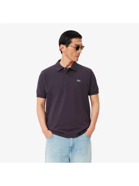 Lacoste поло чоловіче фіолетове