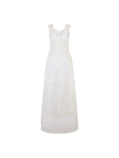 Sukienka maxi Alberta Ferretti biała
