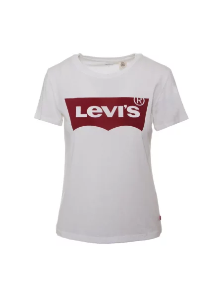 Top Levi's z nadrukiem biały