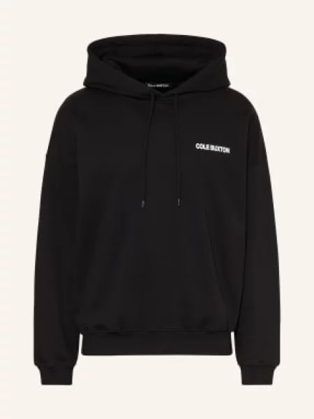 Cole Buxton Bluza Z Kapturem schwarz biała