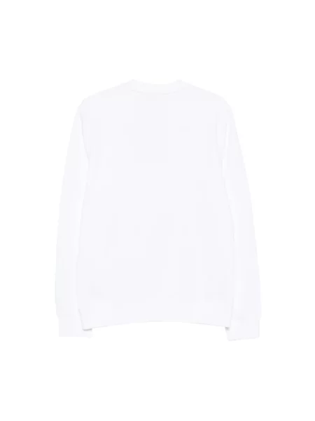 Bluza Calvin Klein z długim rękawem biała