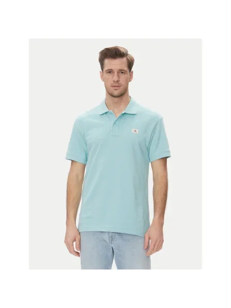 Calvin Klein Jeans Pólóing Regular Fit kék