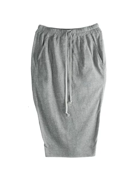 Fustă midi Rick Owens Drkshdw până la genunchi gri