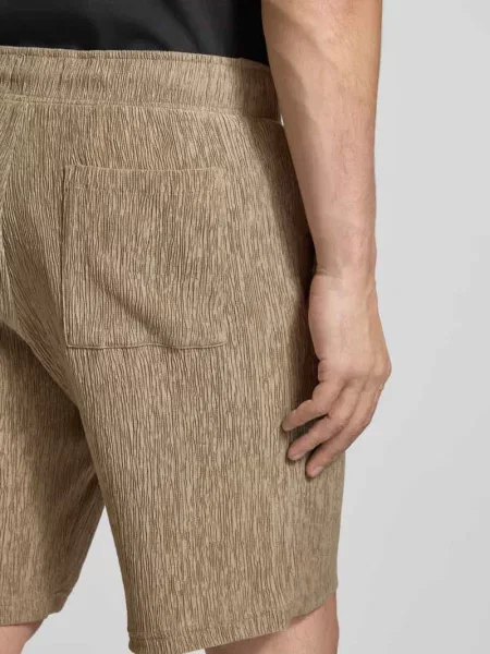 Szorty dresowe z elastycznym pasem Jake*s Studio Men beżowe