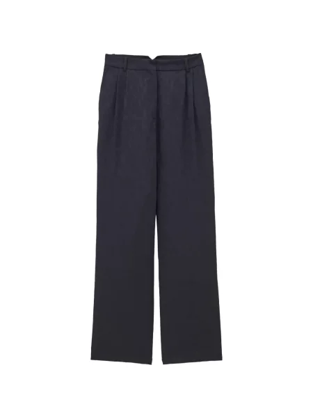 Pantaloni Ba&sh din jacard albastru