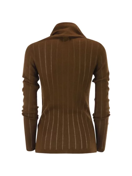 Pulover Max Mara de mătase maro