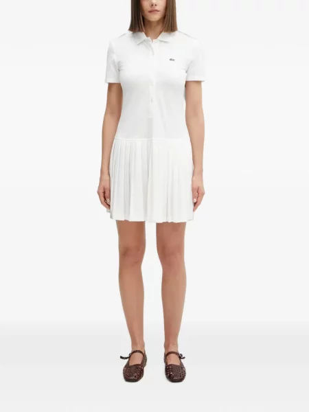Rochie mini Lacoste alb